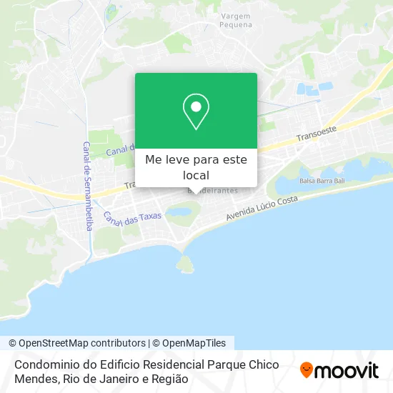 Condominio do Edificio Residencial Parque Chico Mendes mapa