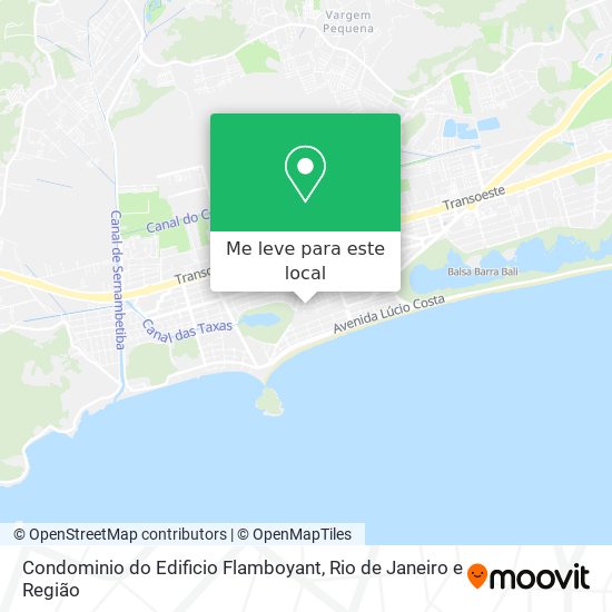 Condominio do Edificio Flamboyant mapa