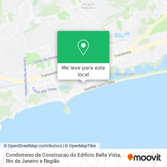 Condominio de Construcao do Edificio Bella Vista mapa
