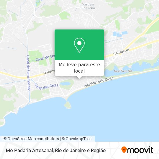 Mó Padaria Artesanal mapa