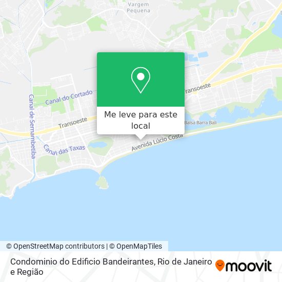 Condominio do Edificio Bandeirantes mapa