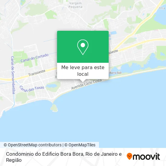 Condominio do Edificio Bora Bora mapa