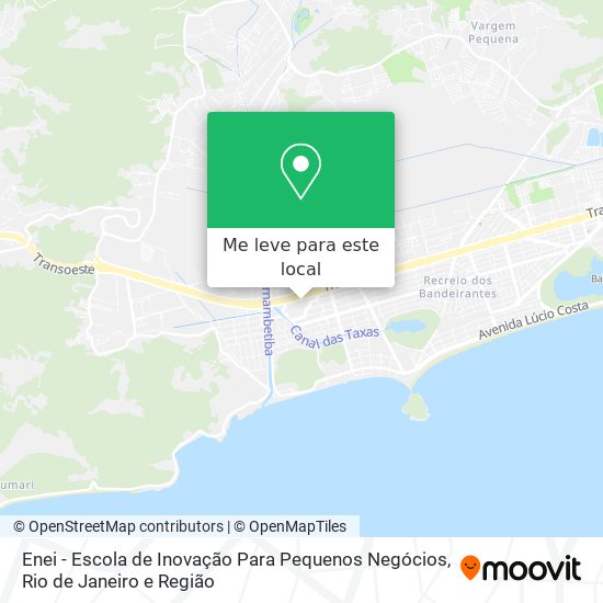 Enei - Escola de Inovação Para Pequenos Negócios mapa