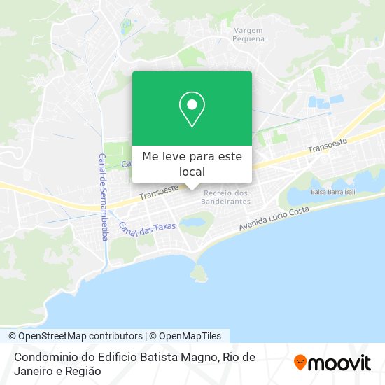 Condominio do Edificio Batista Magno mapa