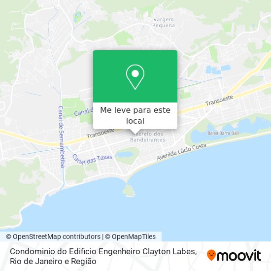 Condominio do Edificio Engenheiro Clayton Labes mapa
