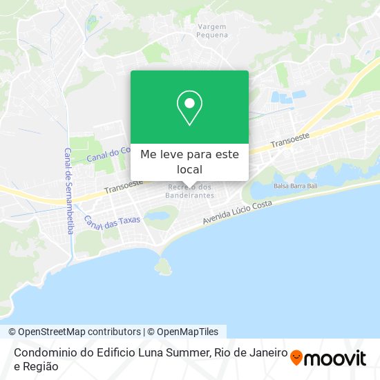 Condominio do Edificio Luna Summer mapa