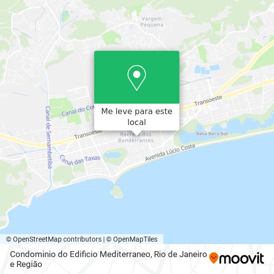 Condominio do Edificio Mediterraneo mapa