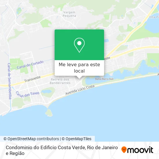 Condominio do Edificio Costa Verde mapa