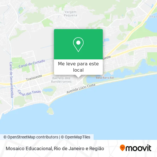 Mosaico Educacional mapa
