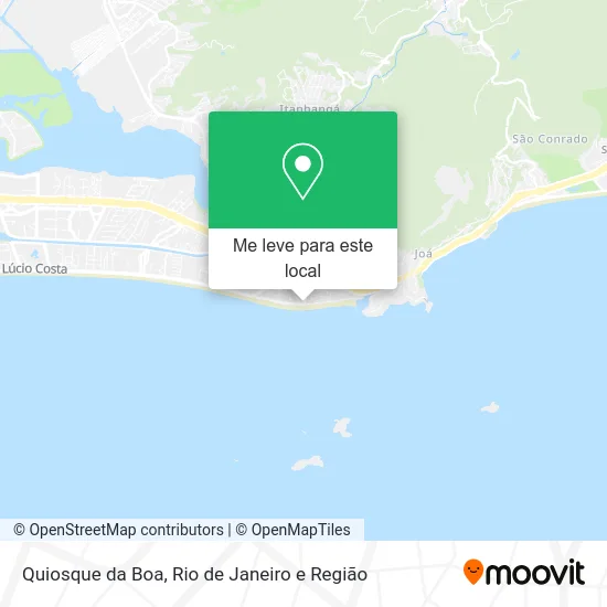 Quiosque da Boa mapa