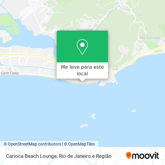 Carioca Beach Lounge mapa