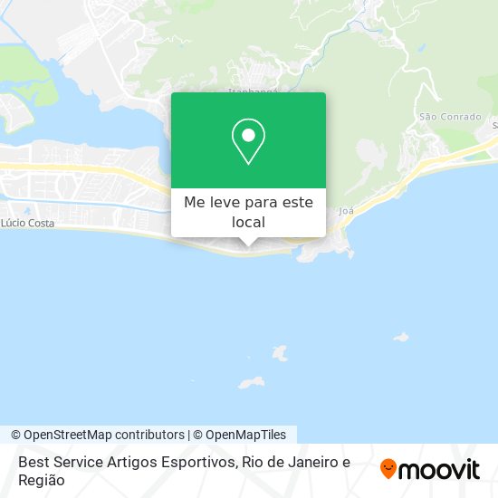 Best Service Artigos Esportivos mapa