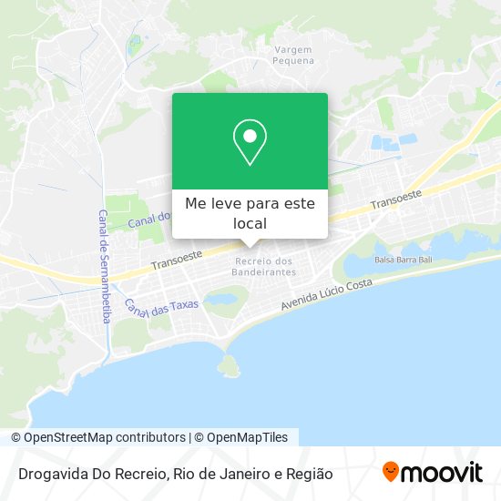 Drogavida Do Recreio mapa