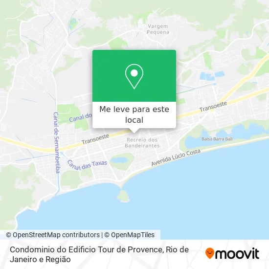 Condominio do Edificio Tour de Provence mapa