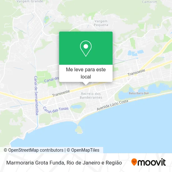 Marmoraria Grota Funda mapa