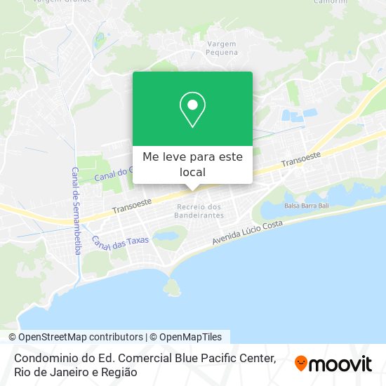 Condominio do Ed. Comercial Blue Pacific Center mapa