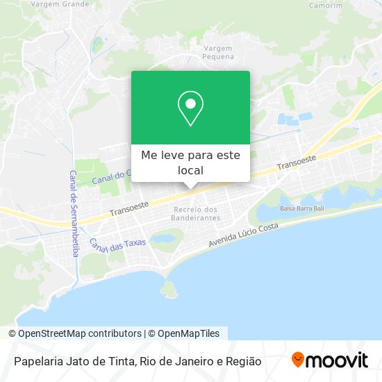 Papelaria Jato de Tinta mapa