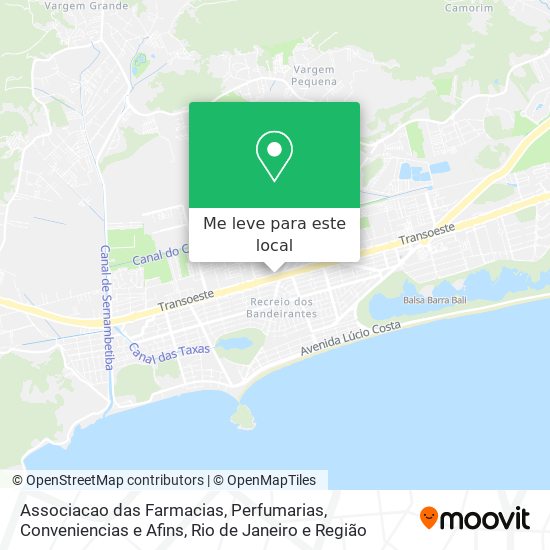 Associacao das Farmacias, Perfumarias, Conveniencias e Afins mapa