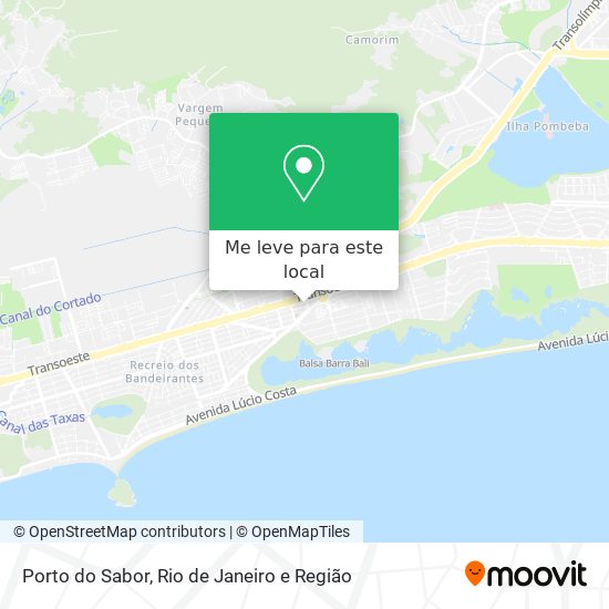 Porto do Sabor mapa