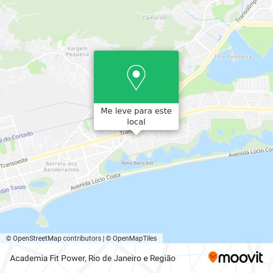 Academia Fit Power mapa