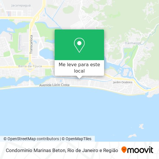 Condominio Marinas Beton mapa
