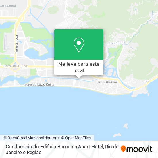 Condominio do Edificio Barra Inn Apart Hotel mapa