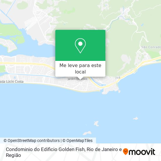 Condominio do Edificio Golden Fish mapa