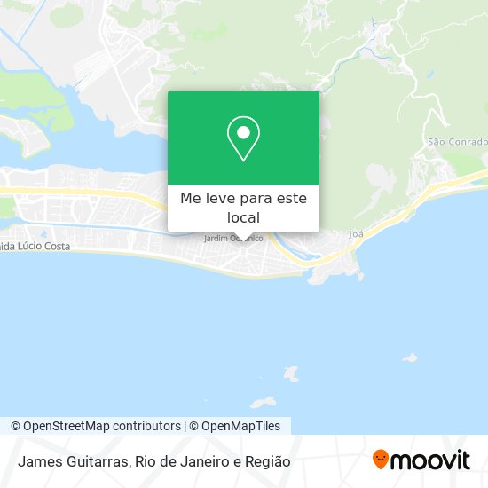 James Guitarras mapa