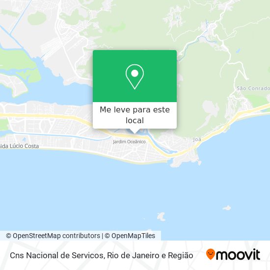 Cns Nacional de Servicos mapa