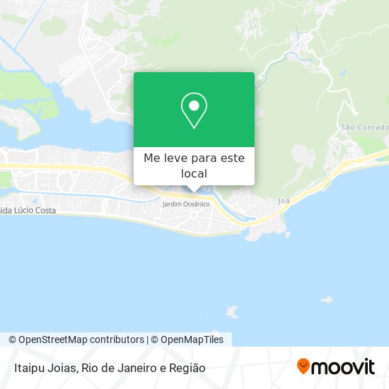 Itaipu Joias mapa