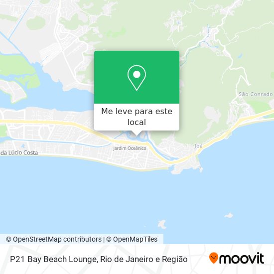 P21 Bay Beach Lounge mapa