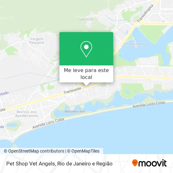 Pet Shop Vet Angels mapa