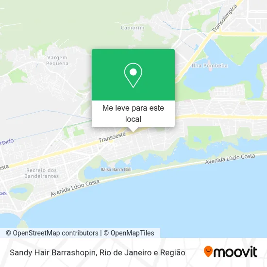 Sandy Hair Barrashopin mapa