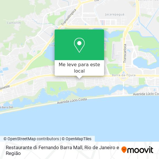 Restaurante di Fernando Barra Mall mapa