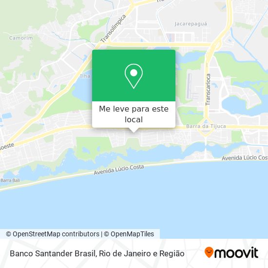 Banco Santander Brasil mapa