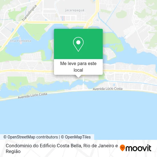 Condominio do Edificio Costa Bella mapa