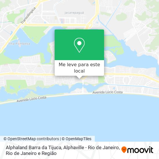 Alphaland Barra da Tijuca, Alphaville - Rio de Janeiro mapa