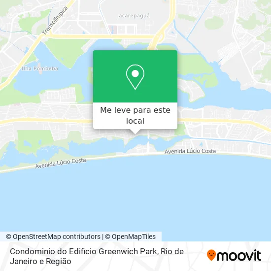 Condominio do Edificio Greenwich Park mapa