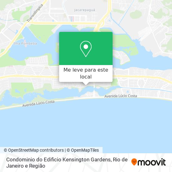 Condominio do Edificio Kensington Gardens mapa
