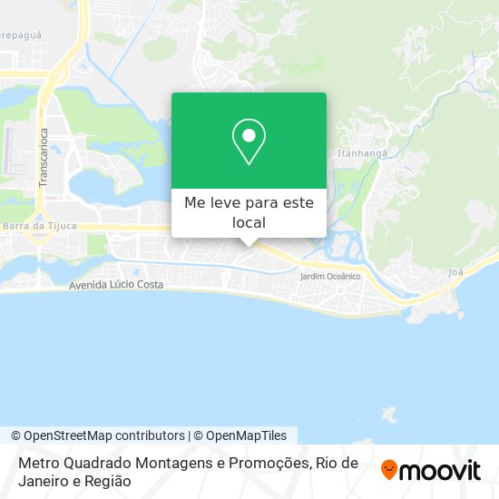 Metro Quadrado Montagens e Promoções mapa