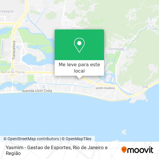 Yasmim - Gestao de Esportes mapa