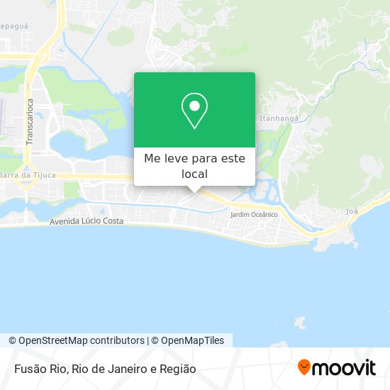 Fusão Rio mapa