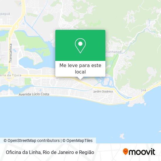 Oficina da Linha mapa