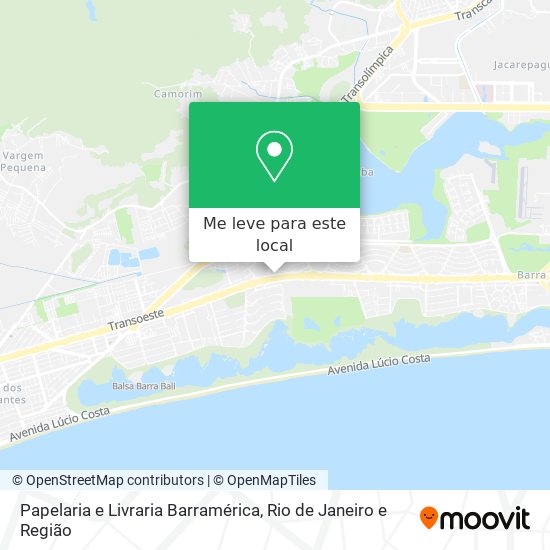 Papelaria e Livraria Barramérica mapa