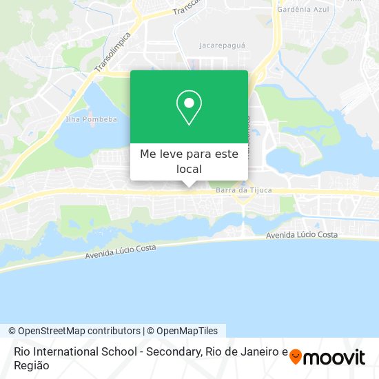 Rio International School - Secondary mapa