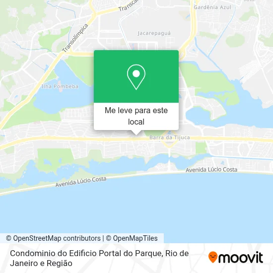 Condominio do Edificio Portal do Parque mapa