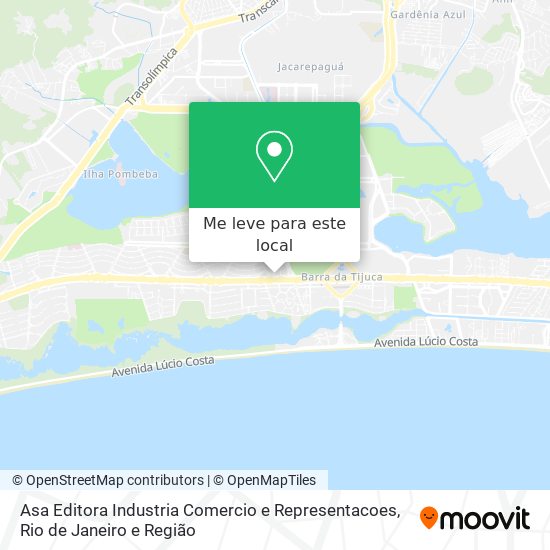 Asa Editora Industria Comercio e Representacoes mapa