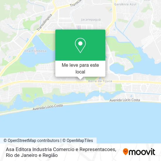 Asa Editora Industria Comercio e Representacoes mapa