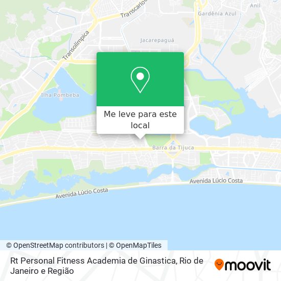 Rt Personal Fitness Academia de Ginastica mapa