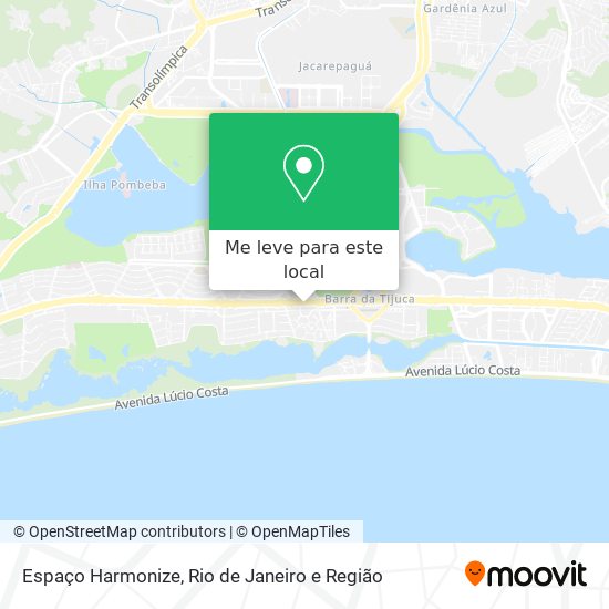 Espaço Harmonize mapa